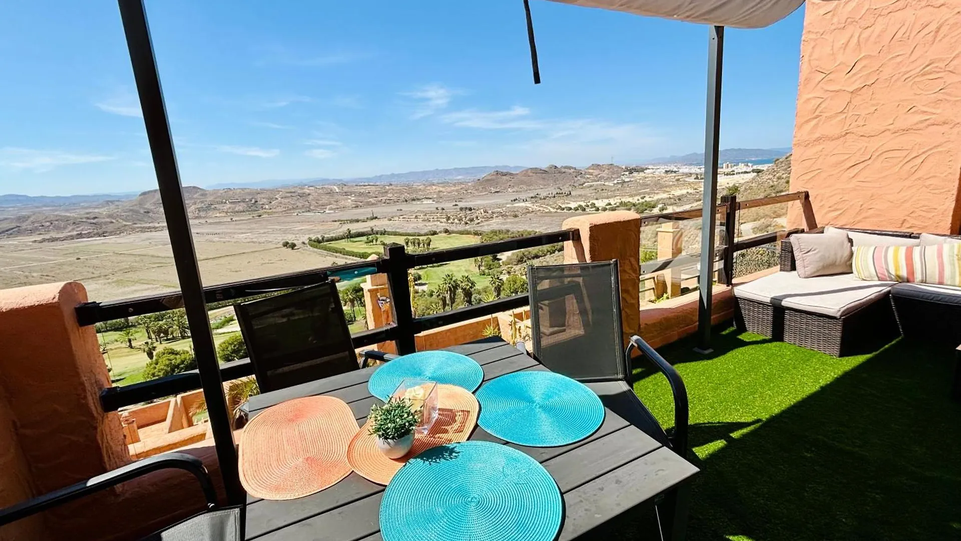 Magnificent Apartment Mar'Y'Golf With Spectacular View! High-Speed Internet, Remote Work Mojacar Spain